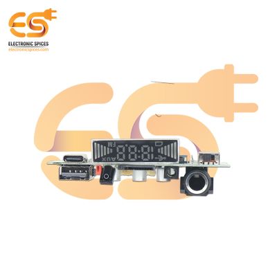 5V Wireless HI-FI USB/ FM / 5 watt + 5 watt Audio Amplifier Bluetooth Circuit Module with Display & C-Type Jack